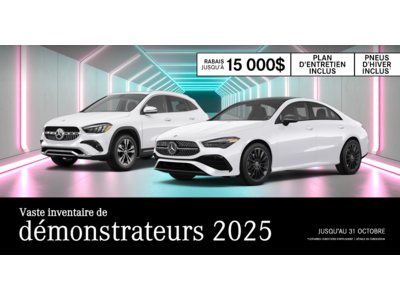 DÉMONSTRATEURS 2025