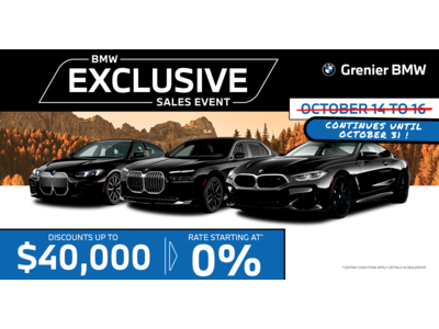 EXCLUSIVE SALES EVENT CONTINUES !