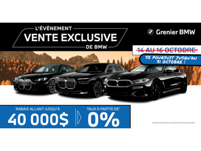 ÉVÉNEMENT VENTE EXCLUSIVE SE POURSUIT !