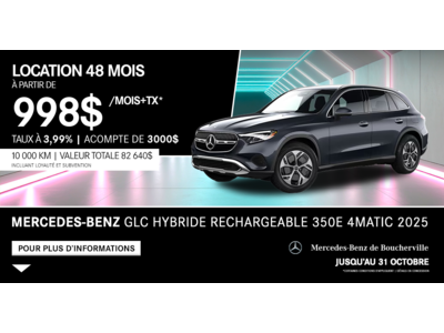 GLC HYBRIDE RECHARGEABLE 350E 4MATIC 2025