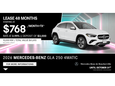 2026 GLA 250 4MATIC