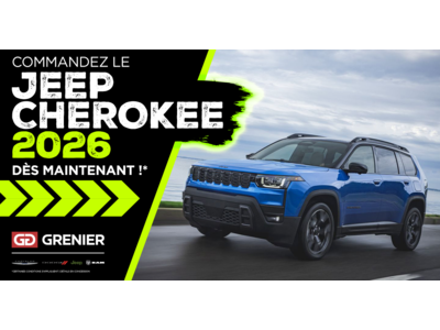 COMMANDEZ LE JEEP CHEROKEE 2026 !