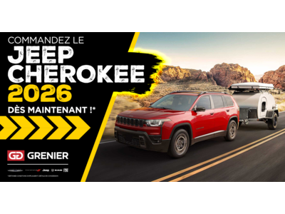 COMMANDEZ LE JEEP CHEROKEE 2026 !