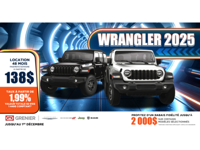 WRANGLER 2025 !