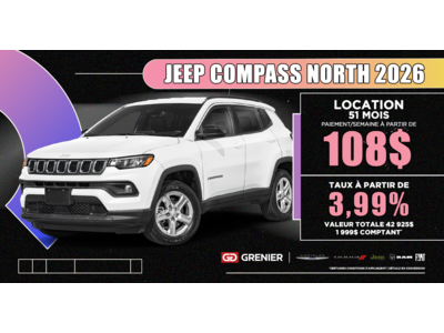 JEEP COMPASS NORTH 2026 !