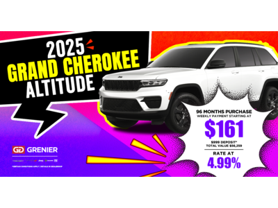 2025 JEEP GRAND CHEROKEE ALTITUDE !