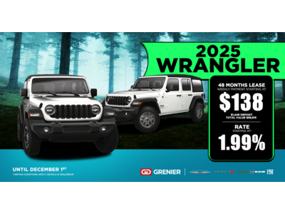 AVAILABLE WRANGLER !