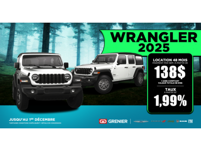 WRANGLER DISPONIBLES !