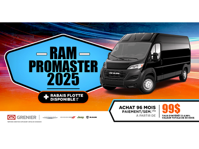 RAM PROMASTER 2025 !