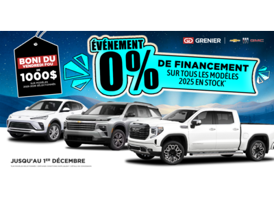 ÉVÉNEMENT 0% !