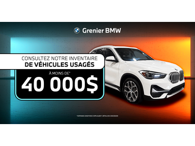 INVENTAIRE À MOINS DE 40 000$ !