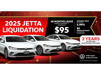 2025 JETTA CLEARANCE !