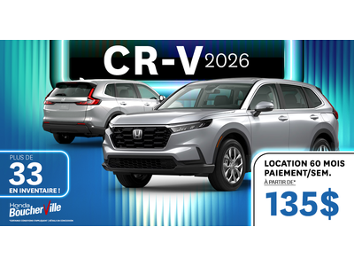 CR-V 2026 DISPONIBLES !