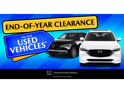 END-OF-YEAR CLEARANCE ON OUR USED VEHICLES !