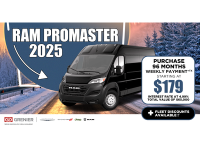 2025 RAM PROMASTER !