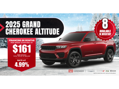2025 JEEP GRAND CHEROKEE ALTITUDE !