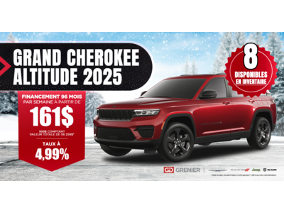 JEEP GRAND CHEROKEE ALTITUDE 2025 !