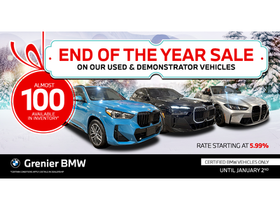 END OF THE YEAR SALE ON OUR USED VEHICLES !