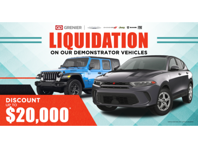 SEVERAL DEMONSTRATORS IN LIQUIDATION !