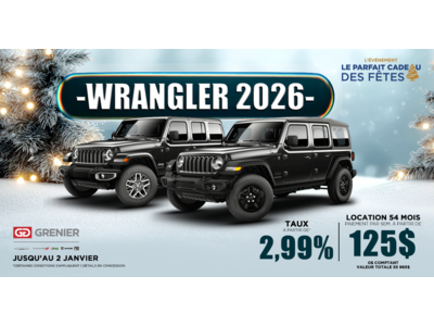 WRANGLER 2026 !