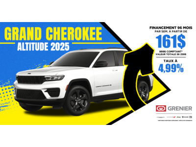 JEEP GRAND CHEROKEE ALTITUDE 2025 !