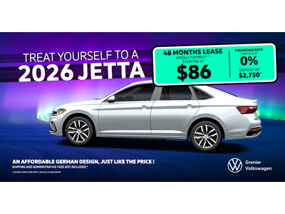 TREAT YOURSELF TO A 2026 JETTA !