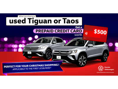 PROMOTION ON USED TAOS AND TIGUAN !