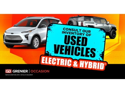 USED ELECTRIC AND HYBRID VEHICLES !