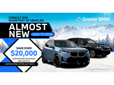 ALMOST NEW VEHICLES IN INVENTORY !