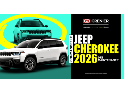 COMMANDEZ LE JEEP CHEROKEE 2026 !