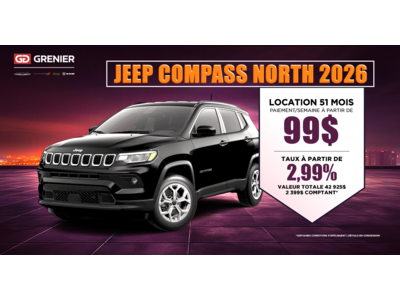 JEEP COMPASS NORTH 2026 !