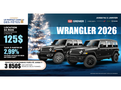 WRANGLER 2026 !