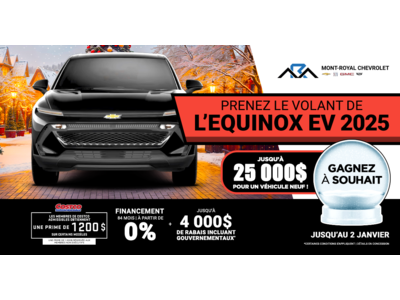 PRENEZ LE VOLANT DE L'EQUINOX EV 2025 !