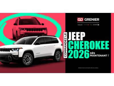 COMMANDEZ LE JEEP CHEROKEE 2026 !