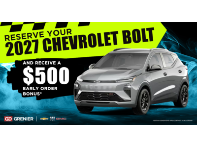 RESERVE YOUR 2027 BOLT !