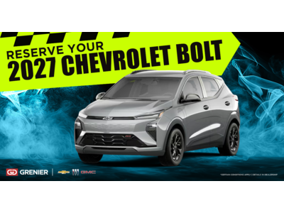 RESERVE YOUR 2027 BOLT !