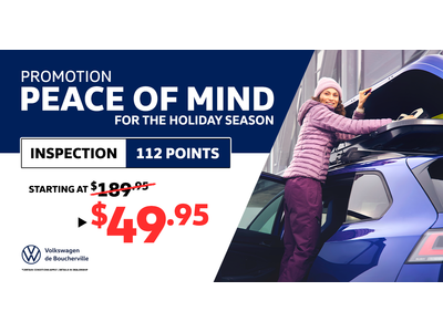 PEACE OF MIND PROMOTION !