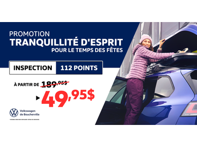 PROMOTION TRANQUILLITÉ D’ESPRIT !