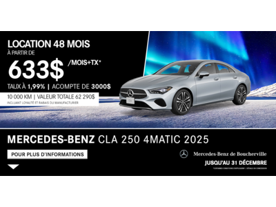 CLA 250 4MATIC 2025