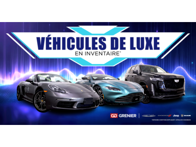 NOS VÉHICULES DE LUXE !