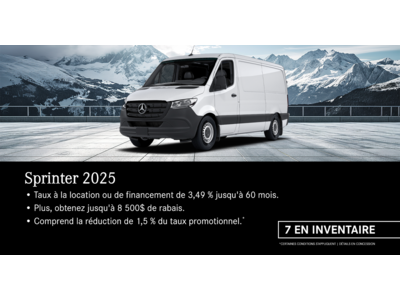 SPRINTER 2025 !