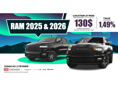 DÉCOUVREZ NOS RAM 2025 & 2026 !