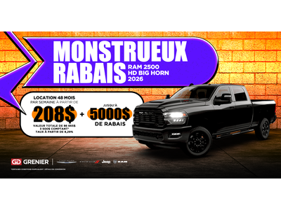 MONSTRUEUX RABAIS !