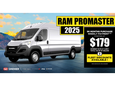 2025 RAM PROMASTER !