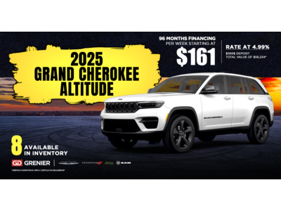 2025 JEEP GRAND CHEROKEE ALTITUDE !