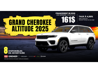 JEEP GRAND CHEROKEE ALTITUDE 2025 !