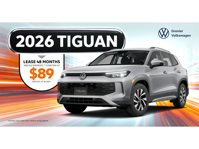 DRIVE THE 2026 TIGUAN !