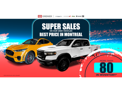 SUPER SALES ON OUR USED VEHICLES !