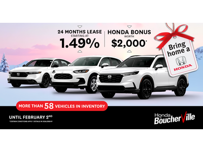 BRING HOME A HONDA !