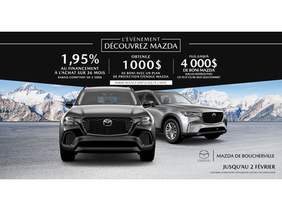L'ÉVÉNEMENT DÉCOUVREZ MAZDA !